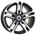 Палладика (КС591) 7.000xR16 5x139.7 DIA110.1 ET5 алмаз черный Палладика (КС591) 7.000xR16 5x139.7 DIA110.1 ET5 алмаз черный