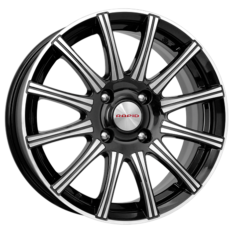 Сиеста (КС478) 7.000xR16 4x100 DIA67.1 ET37 алмаз черный Сиеста (КС478) 7.000xR16 4x100 DIA67.1 ET37 алмаз черный