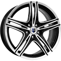 Литые диски Омаха (КС569) 8.000xR18 5x108 DIA67.1 ET32 алмаз черный