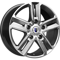 Литые диски Backfire (КС763М) 8.000xR18 5x114.3 DIA66.1 ET45 дарк платинум для Nissan Juke