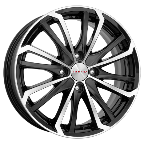 Рим (КС639) 6.500xR16 4x114.3 DIA67.1 ET44 алмаз черный Рим (КС639) 6.500xR16 4x114.3 DIA67.1 ET44 алмаз черный