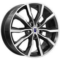 Литые диски Портер (КС906) 7.500xR18 5x114.3 DIA66.6 ET37 алмаз черный для Haval Литые диски Портер (КС906) 7.500xR18 5x114.3 DIA66.6 ET37 алмаз черный для Haval
