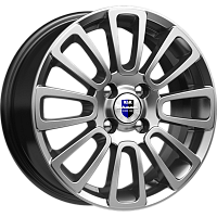 Литые диски Неман (КС717) 6.000xR15 4x100 DIA67.1 ET43 дарк платинум для SEAT