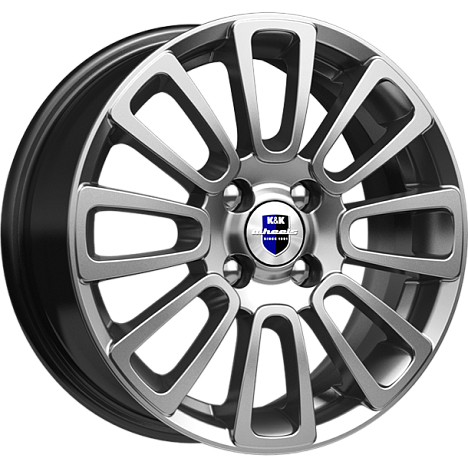 Неман (КС717) 6.000xR15 4x100 DIA67.1 ET43 дарк платинум Неман (КС717) 6.000xR15 4x100 DIA67.1 ET43 дарк платинум