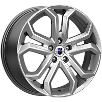 Литые диски Пандора (КС466) 8.500xR19 5x112 DIA66.6 ET48 дарк платинум для SEAT