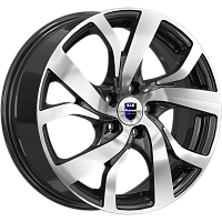 Литые диски Палермо (КС665) 6.500xR16 4x100 DIA60.1 ET43 дарк платинум Литые диски Палермо (КС665) 6.500xR16 4x100 DIA60.1 ET43 дарк платинум