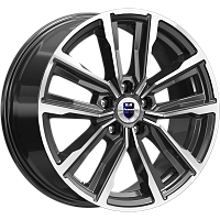 Литые диски Лацио (КС964) 7.500xR17 5x114.3 DIA66.1 ET40 алмаз черный для Nissan Литые диски Лацио (КС964) 7.500xR17 5x114.3 DIA66.1 ET40 алмаз черный для Nissan