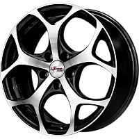 Литые диски Тортуга (КС556) 7.000xR17 5x112 DIA57.1 ET43 Блэк Джек