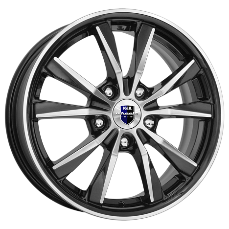 Спайдер (КС649) 6.500xR16 5x112 DIA66.6 ET45 алмаз черный Спайдер (КС649) 6.500xR16 5x112 DIA66.6 ET45 алмаз черный