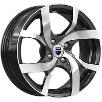 Литые диски Палермо (КС665) 6.500xR16 4x108 DIA63.35 ET45 алмаз черный Литые диски Палермо (КС665) 6.500xR16 4x108 DIA63.35 ET45 алмаз черный