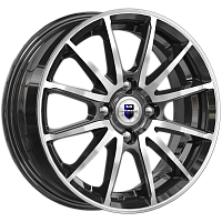 Литые диски Квант (КС960) 5.500xR14 4x100 DIA54.1 ET40 алмаз черный для Nissan Литые диски Квант (КС960) 5.500xR14 4x100 DIA54.1 ET40 алмаз черный для Nissan
