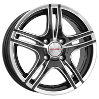 Литые диски Омаха (КС637) 6.500xR15 4x98 DIA67.1 ET35 алмаз черный Литые диски Омаха (КС637) 6.500xR15 4x98 DIA67.1 ET35 алмаз черный