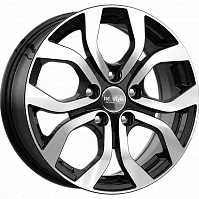 Литые диски КС704 (16_Terrano SN) (КС704) 6.500xR16 5x114.3 DIA66.1 ET50 алмаз черный для Nissan