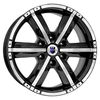 Литые диски Окинава (КС635) 7.500xR17 6x114.3 DIA67.1 ET39 алмаз черный для KIA Mohave Литые диски Окинава (КС635) 7.500xR17 6x114.3 DIA67.1 ET39 алмаз черный для KIA Mohave