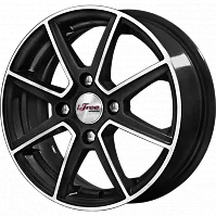 Литые диски Майами (КС518) 5.500xR14 4x108 DIA65.1 ET24 Блэк Джек для Peugeot 205