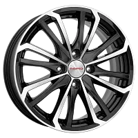 Литые диски Рим-оригинал (КС639) (КС639) 6.500xR16 4x100 DIA56.6 ET37 алмаз черный