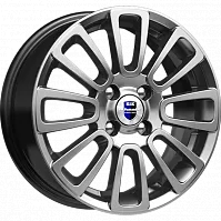 Литые диски Неман (КС717) 6.000xR15 4x100 DIA67.1 ET43 дарк платинум для Lada